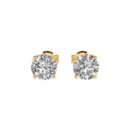 Iced Out Studs - 18K Gold-Plated