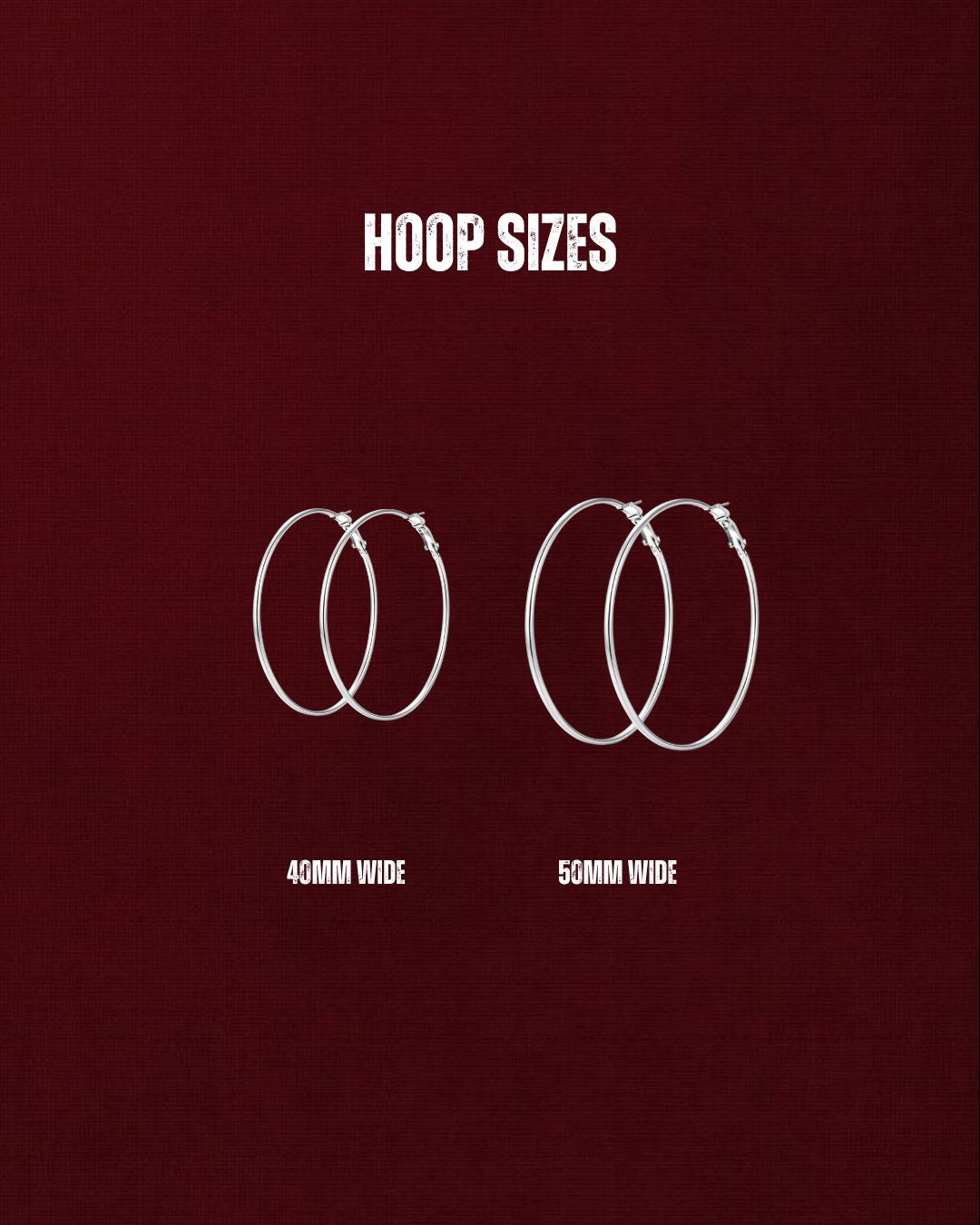 Essential Baddie Hoops - Silver