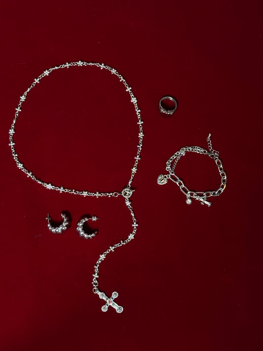 Vintage Rosary Chain - Silver