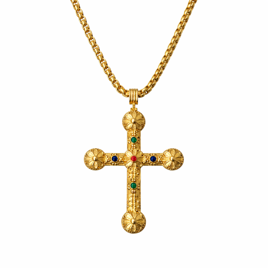 “Take Up Space” Cross Necklace
