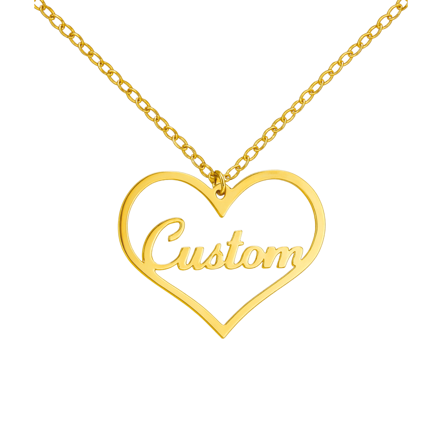 Personalised Heart Nameplate