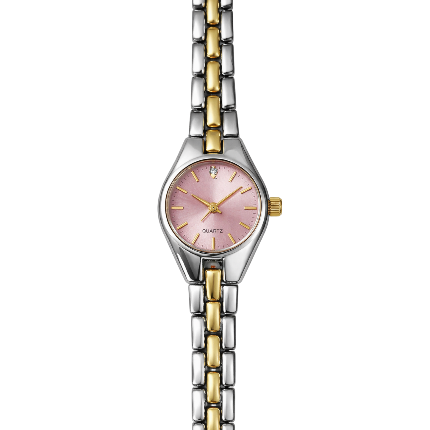 Refurbished Vintage Two Tone Quartz Cocktail Watch - Ready to Wear