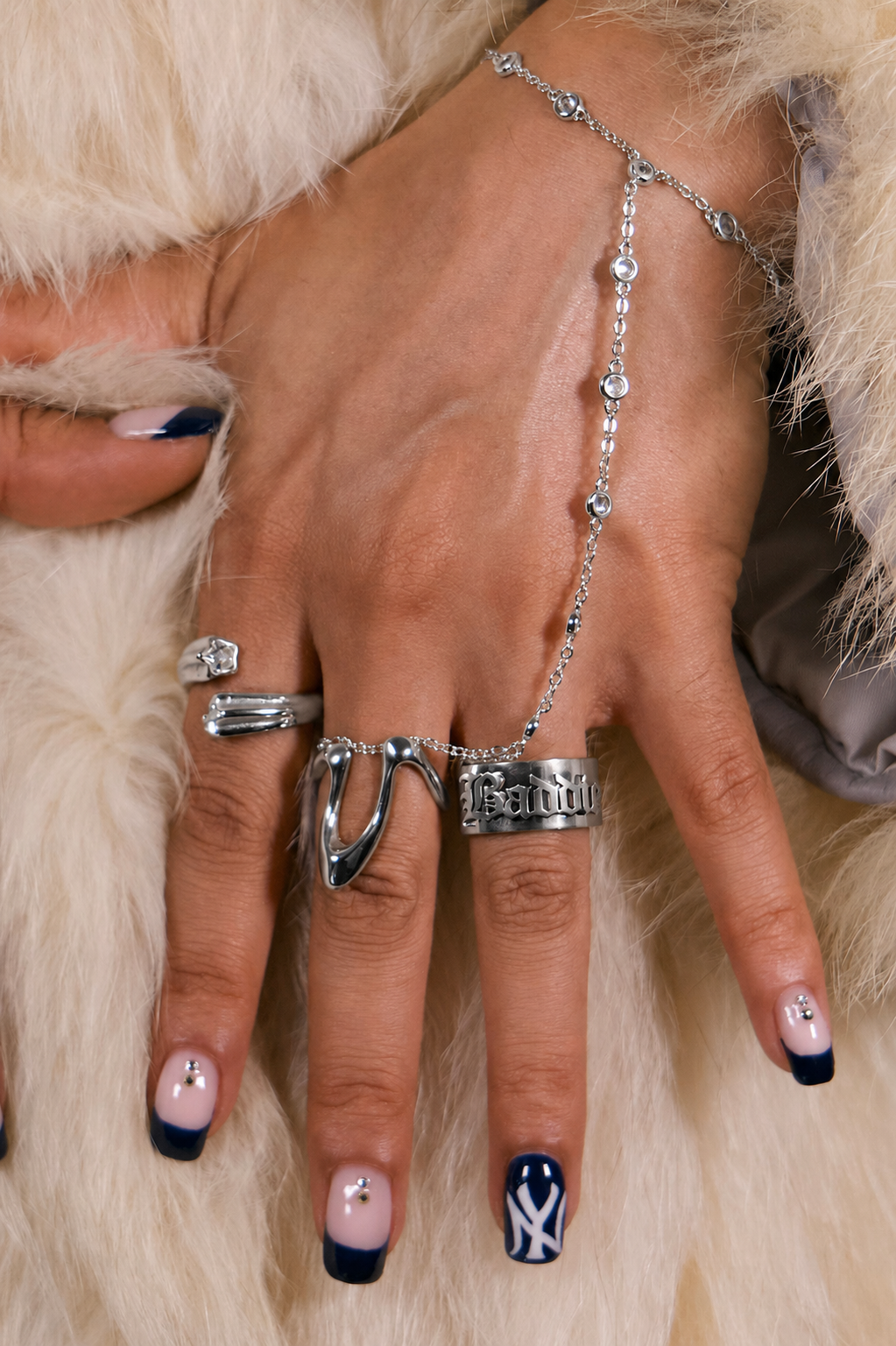 Personalised Statement Ring - Silver