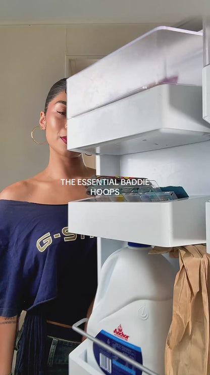 Essential Baddie Hoops - Gold