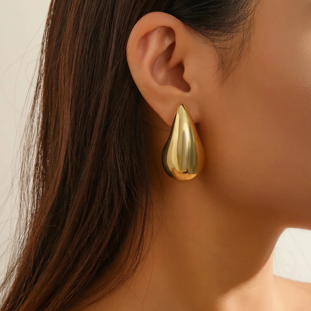 Large Raindrop Earrings